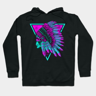 Retro Indian Skull Hoodie